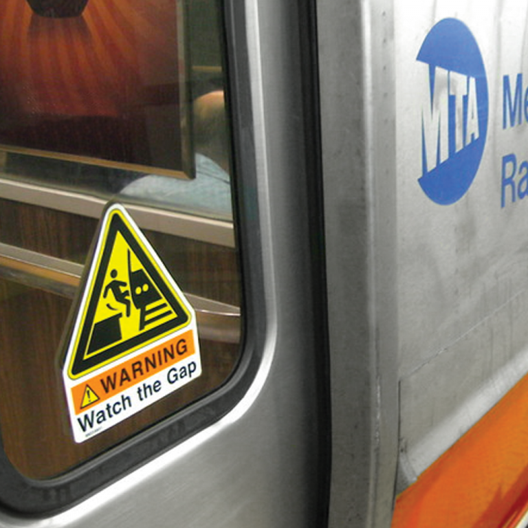 Transit and Metro Safety decal