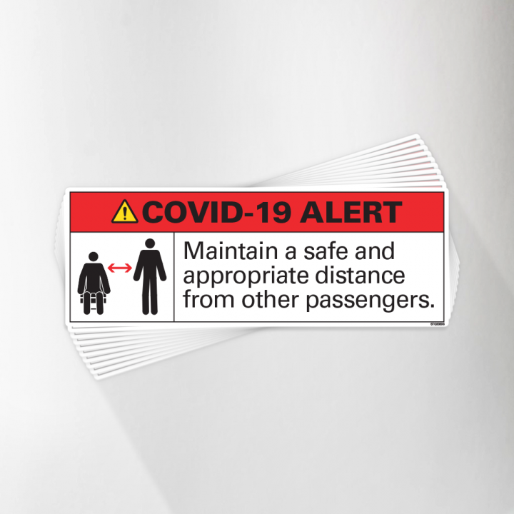 Maintain A Safe Distance Covid-19 Decal Pack
