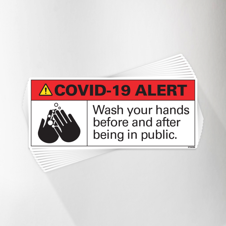 Wash Your Hands Covid-19 Decal Pack