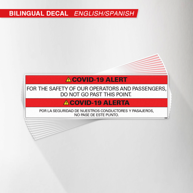 Do Not Pass This Point Covid-19 Decal Pack - Image 2