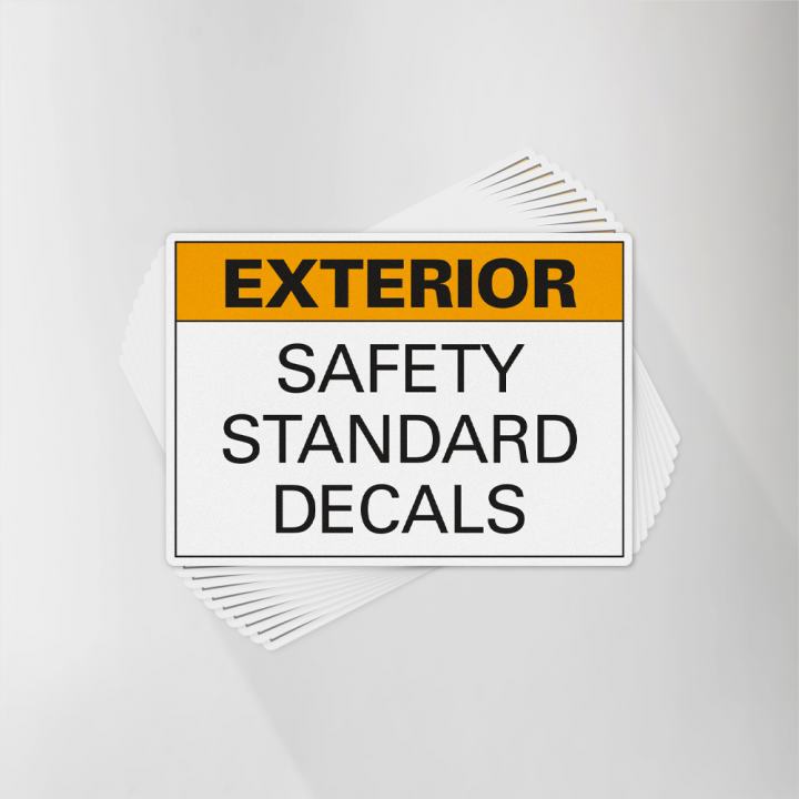 Exterior Safety Standard Decals