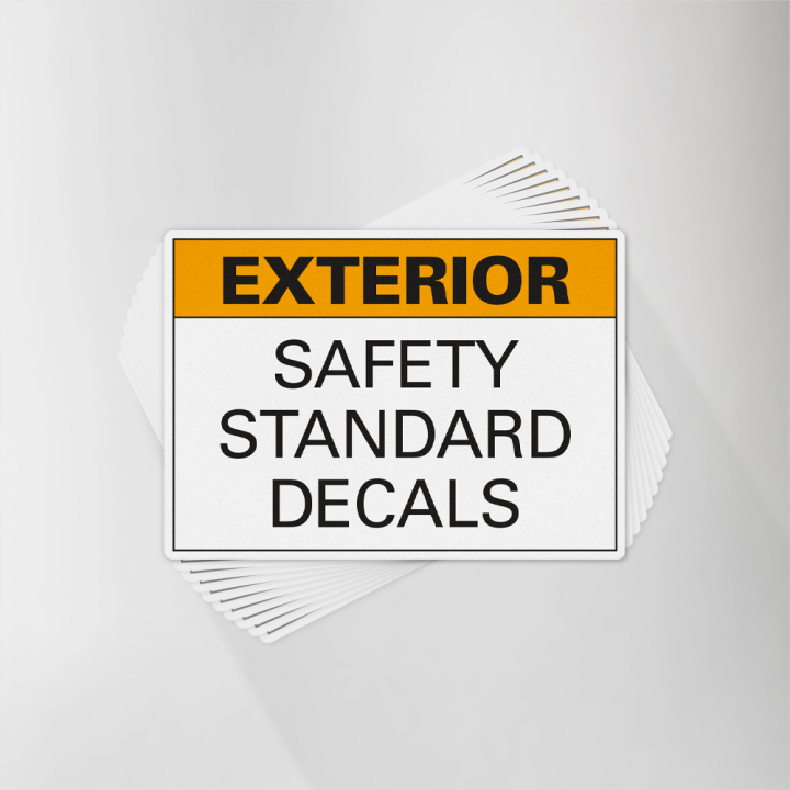 Exterior Safety Standard Bus Decals