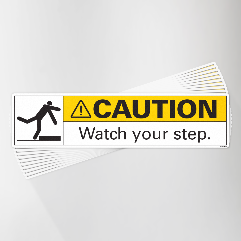 STG53001v Watch Your Step Decal Pack