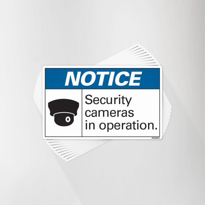 Security Cameras in Operation Decal Pack