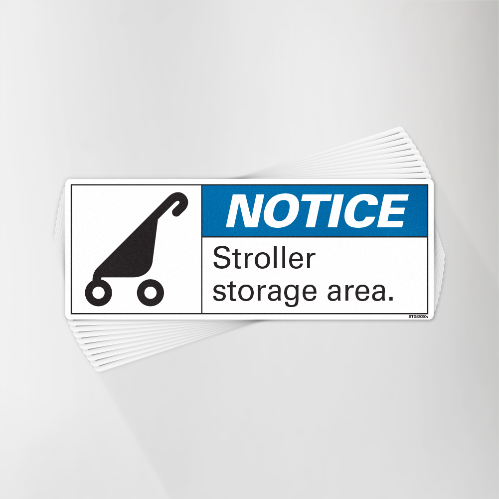 Stroller Storage Area Decal Pack
