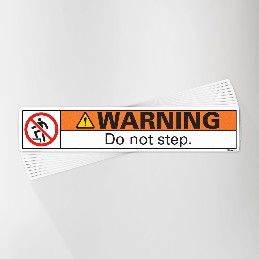 Do Not Step Decal Pack