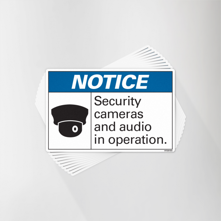 Security Cameras and Audio in Operation Decal Pack