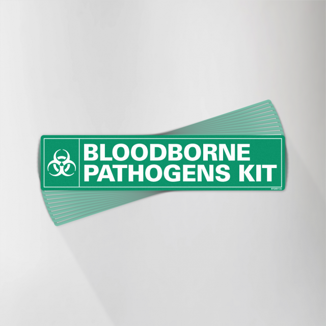 Bloodborne Pathogens Kit Decal