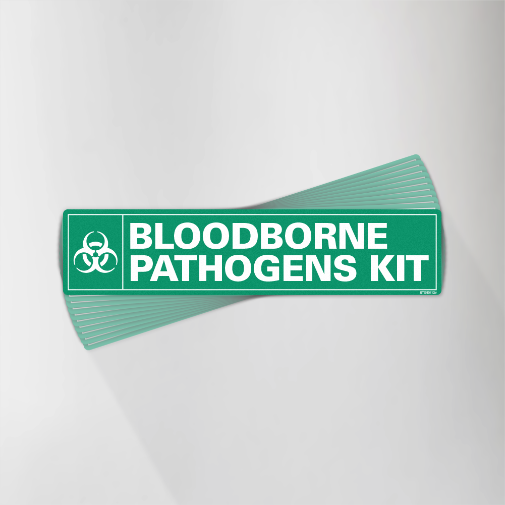 Bloodborne Pathogens Kit Decal