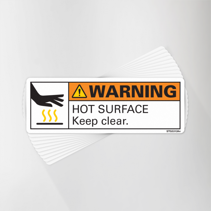 Hot Surface Decal Pack