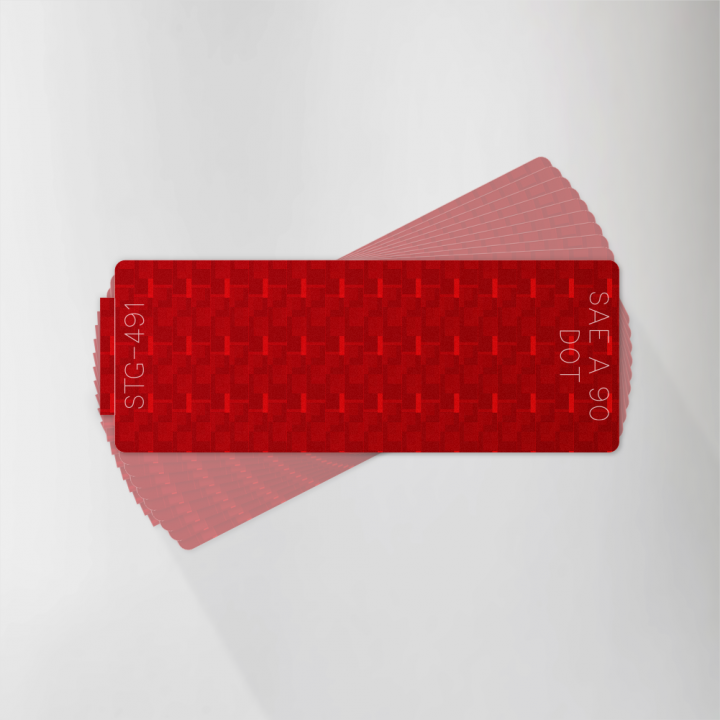 Red Spitfire Reflector - Reflective Decal