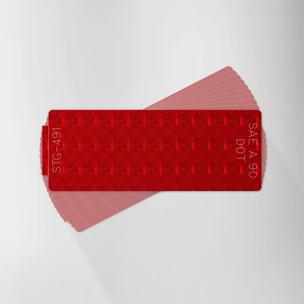Red Spitfire Reflector - Reflective Decal