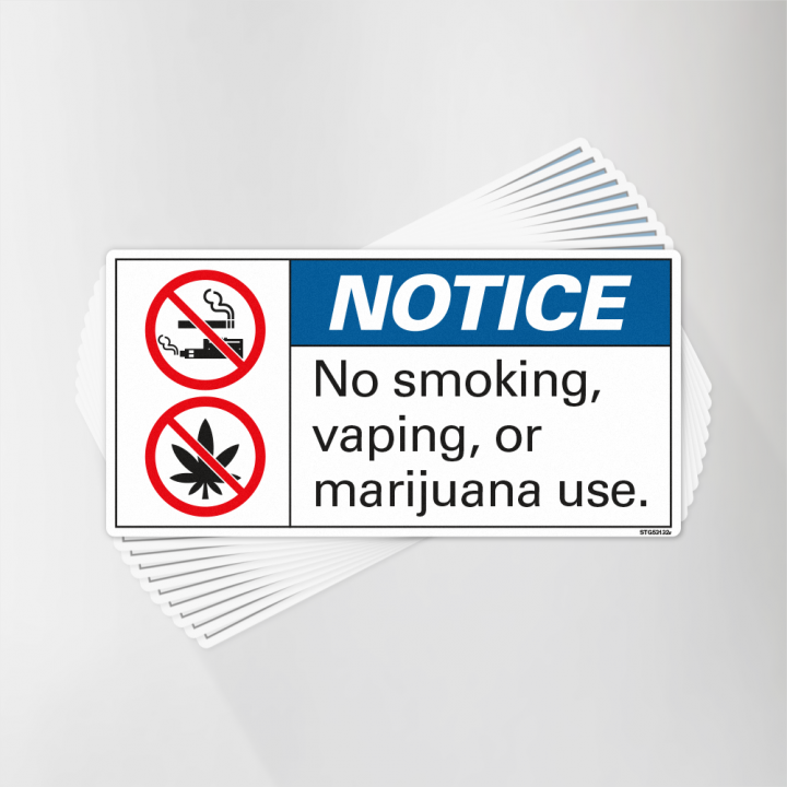 No smoking Marijuana Pack