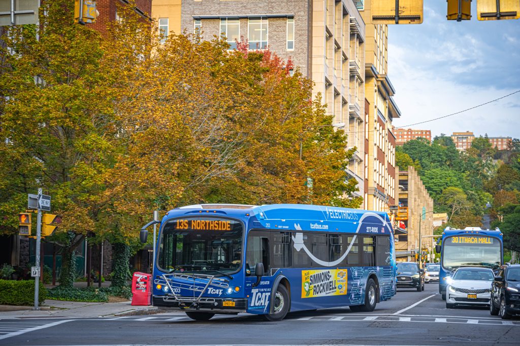 An increasing number of transit vehicles are featuring electric-themed livery designs.