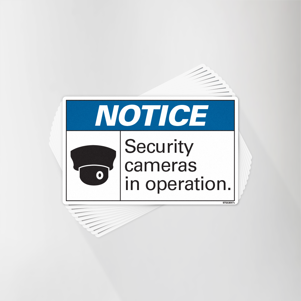 Security Cameras in Operation transit bus decal